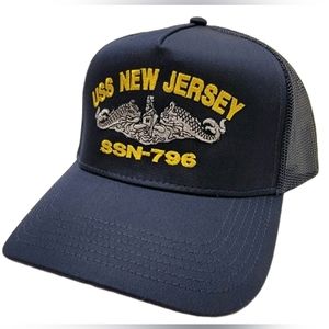 USS New Jersey SSN-796 Navy Ship Retro Vintage Style Veteran Patriotic American